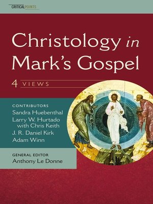 cover image of Christology in Mark's Gospel